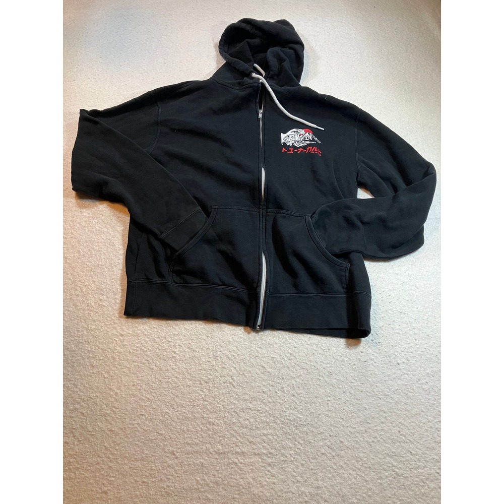 Independent Tuner Cult Graphic Full Zip Hoodie Black Mens Large Streetwear JDM